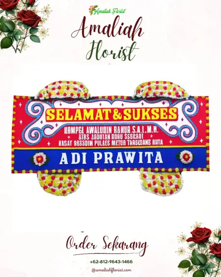 Papan Bunga Ucapan Selamat Palumbonsari